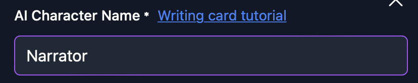 set char name