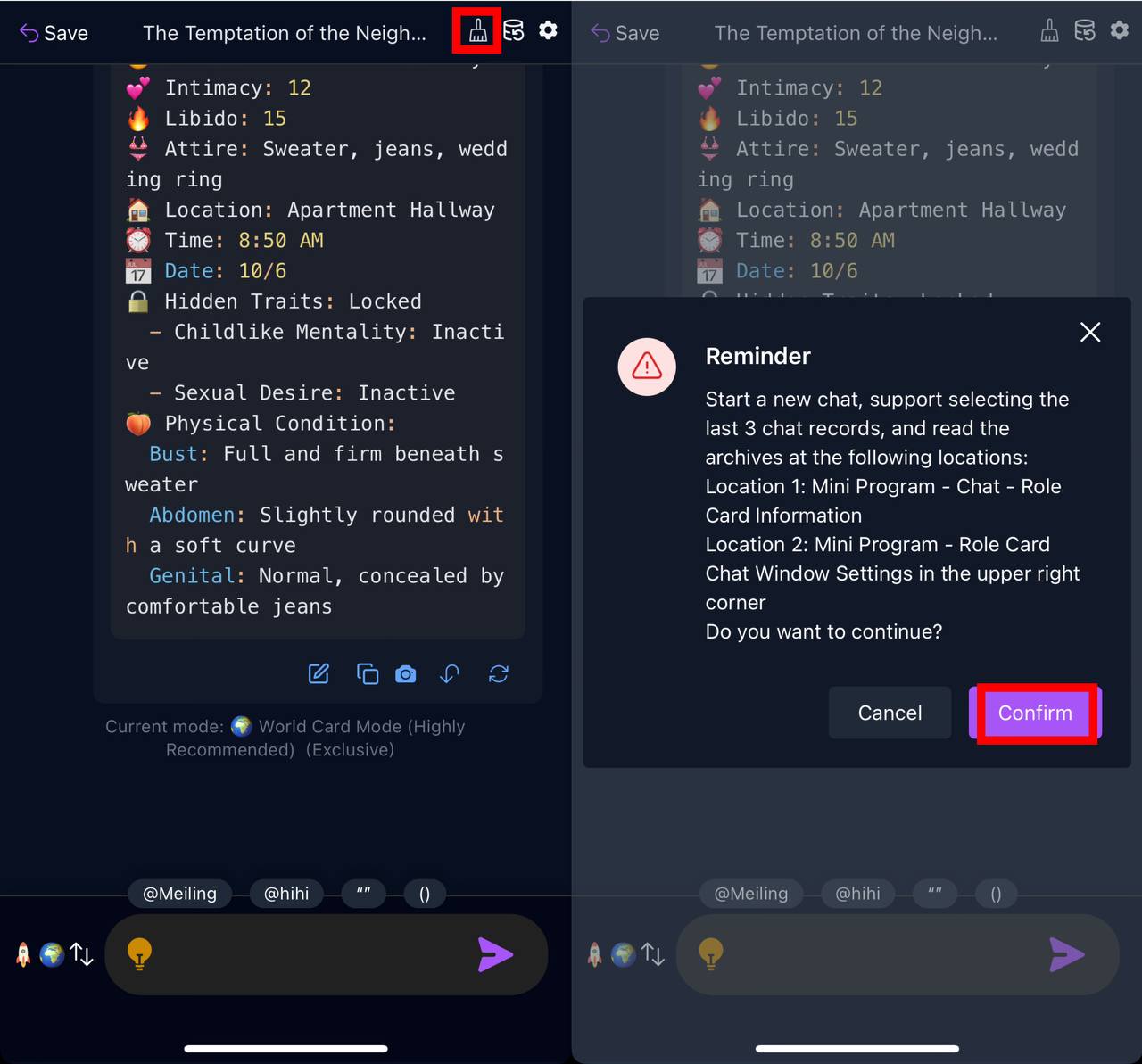 Restart Chat